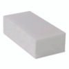 Americo Melamine Block Erasing Sponge, 4.75 x, 2.65, 1.12" Thick, White, 24/Carton (AM7551024)