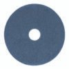 Boardwalk Scrubbing Floor Pads, 14" Diameter, Blue, 5/carton (BWK4014BLU)