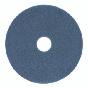 Boardwalk Scrubbing Floor Pads, 14" Diameter, Blue, 5/carton (BWK4014BLU)