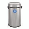 Alpine Industries 17 Gallon Stainless Steel Indoor Recycling Receptacle with Swivel Lid (ALHALP47065L1R)