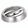 Alpine Industries 17 Gal Stainless Steel Swivel Trash Can Cover, 15.7 x 15.67 x 15.67, Silver (ALHALP47065LC)