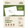 Avery Ecofriendly Mailing Labels, Inkjet/laser Printers, 2 X 4, White, 10/sheet, 100 Sheets/pack (AVE48163)