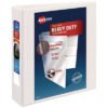 Avery Heavy-Duty Non Stick View Binder With Durahinge And Slant Rings, 3 Rings, 2" Capacity, 11 X 8.5, White, (5504) (AVE05504)