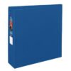 Avery Heavy-Duty Non-View Binder With Durahinge And Locking One Touch Ezd Rings, 3 Rings, 3" Capacity, 11 X 8.5, Blue (AVE79883)