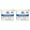 Clorox Healthcare Bleach Germicidal Wipes, 1-Ply, 12 x 12, Unscented, White, 110/Canister, 2 Canisters/Carton (CLO30358CT)