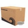 Boardwalk Round Aluminum To-Go Containers with Lid, 24 oz, 7" Diameter x 1.47" h, Silver 200/Carton (BWKROUND7COMBO)