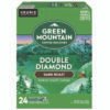 Green Mountain Coffee Double Black Diamond Extra Bold Coffee K-Cups, 24/box (GMT4066)