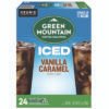 Green Mountain Coffee Vanilla Caramel Brew Over Ice Coffee K-Cups, 24/box (GMT9028)