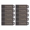 Centon DataStick Pro USB 2.0 Type A Flash Drive, 32 GB, Gray, 10/Pack (CEL106619)