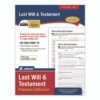 Adams Last Will and Testament Digital Download with Instructions, Inkjet/Laser Printable, 8.5 x 11, Unlimited Number of Forms (ABFALFP117)