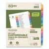Avery Customizable Table Of Contents Ready Index Dividers With Multicolor Tabs, 31-Tab, 1 To 31, 11 X 8.5, White, 1 Set (AVE11084)