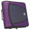 Case it Large Capacity Zipper Binder, 3 Rings, 3" Capacity, 11 X 8.5, Purple (CAED145PP)