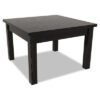 Alera Valencia Series Occasional Table, Rectangle, 23.63w X 20d X 20.38h, Black (ALEVA7520BK)