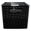 Advantus Weave Bins, 13.88 X 10.5 X 8.75, Black, 2/pack (AVT40328)