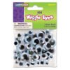 Creativity Street Wiggle Eyes Assortment, Assorted Sizes, Black, 100/pack (CKC344602)