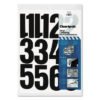 Chartpak Press-On Vinyl Numbers, Self Adhesive, Black, 4"h, 23/pack (CHA01193)