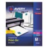 Avery Customizable Print-On Dividers, Unpunched, 8-Tab, 11 x 8.5, White, 5 Sets (AVE11553)