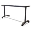 Alera Valencia Series Training Table T-Leg Base, 54w X 19.75d X 28.5h, Black (ALEVA7476BK)