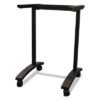Alera Valencia Series Training Table T-Leg Base, 24.5w X 19.75d X 28.5h, Black (ALEVA7443BK)
