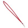Advantus Deluxe Lanyards, Metal J-Hook Fastener, 36" Long, Red, 24/Box (AVT75425)