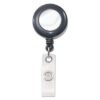 Advantus Deluxe Retractable Id Reel With Badge Holder, 24" Extension, Black, 12/box (AVT75407)