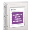 C-Line Magnetic Shop Ticket Holders, Super Heavyweight, 50 Sheets, 9 x 12, 15/Box (CLI83912)