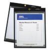 C-Line Magnetic Stitched Shop Ticket Holders, Clear, 75", 9 X 12, 25/box (CLI85912)