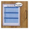 C-Line Self-Adhesive Shop Ticket Holders, Super Heavy, 50 Sheets, 9 X 12, 50/box (CLI70912)
