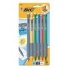 BIC Xtra-Comfort Mechanical Pencil, 0.5 mm, HB (#2), Black Lead, Randomly Assorted Barrel Colors, 6/Pack (BICMPFGP61)