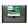 C-Line Expanding Files, 1.63" Expansion, 7 Sections, Cord/Hook Closure, 1/6-Cut Tabs, Letter Size, Smoke (CLI48301)