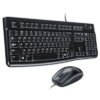 Logitech Mk120 Wired Keyboard + Mouse Combo, Usb 2.0, Black (LOG920002565)
