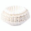 BUNN Commercial Coffee Filters, 12 Cup Size, Flat Bottom, 500/bag, 2 Bags/carton (BUN1M5002)