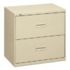 HON 400 Series Lateral File, 2 Legal/letter-Size File Drawers, Putty, 30" X 18" X 28" (BSX432LL)