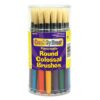 Creativity Street Colossal Brush, Natural Bristle, Round Profile, 30/set (CKC5168)