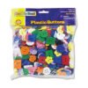 Creativity Street Plastic Button Assortment, 1 Lb, Assorted Colors/shapes/sizes (CKC6120)