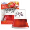 BRIGHT Air Scented Oil Air Freshener, Macintosh Apple And Cinnamon, Red, 2.5 Oz, 6/carton (BRI900022CT)
