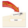 Avery Permanent Trueblock File Folder Labels With Sure Feed Technology, 0.66 X 3.44, White, 30/sheet, 60 Sheets/box (AVE75366)