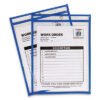 C-Line Stitched Shop Ticket Holders, Top Load, Super Heavy, Clear, 9" X 12" Inserts, 15/box (CLI43915)