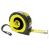 Boardwalk Easy Grip Tape Measure, 25 Ft, Plastic Case, Black And Yellow, 1/16" Graduations (BWKTAPEM25)