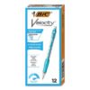 BIC Velocity Original Mechanical Pencil, 0.9 mm, HB (#2), Black Lead, Turquoise Barrel, Dozen (BICMV11BK)