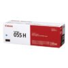 Canon 3019c001 (055h) High-Yield Toner, 5,900 Page-Yield, Cyan (CNM3019C001)