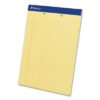 Ampad Perforated Writing Pads, Wide/legal Rule, 50 Canary-Yellow 8.5 X 11.75 Sheets, Dozen (AMP20224)