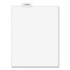 Avery Avery-Style Preprinted Legal Bottom Tab Divider, 26-Tab, Exhibit D, 11 x 8.5, White, 25/PK (AVE11943)