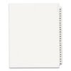 Avery Preprinted Legal Exhibit Side Tab Index Dividers, Avery Style, 25-Tab, 26 To 50, 11 X 8.5, White, 1 Set, (1331) (AVE01331)