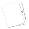 Avery Preprinted Legal Exhibit Side Tab Index Dividers, Avery Style, 26-Tab, 26 To 50, 11 X 8.5, White, 1 Set (AVE11372)