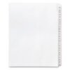 Avery Preprinted Legal Exhibit Side Tab Index Dividers, Allstate Style, 25-Tab, 26 To 50, 11 X 8.5, White, 1 Set, (1702) (AVE01702)