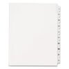 Avery Preprinted Legal Exhibit Side Tab Index Dividers, Allstate Style, 10-Tab, I To X, 11 X 8.5, White, 1 Set (AVE82319)