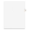 Avery Preprinted Legal Exhibit Side Tab Index Dividers, Avery Style, 10-Tab, 8, 11 X 8.5, White, 25/pack (AVE11918)