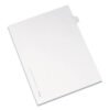 Avery Preprinted Legal Exhibit Side Tab Index Dividers, Allstate Style, 26-Tab, V, 11 X 8.5, White, 25/pack (AVE82184)