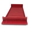 CONTROLTEK Stackable Plastic Coin Tray, Pennies, 10 Compartments, Denomination And Capacity Etched On Side, Stackable, 10 X 5, Red (CNK560560EA)